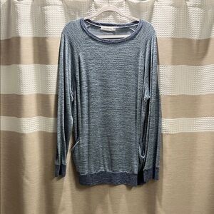 Heathered Blue Crewneck Sweater